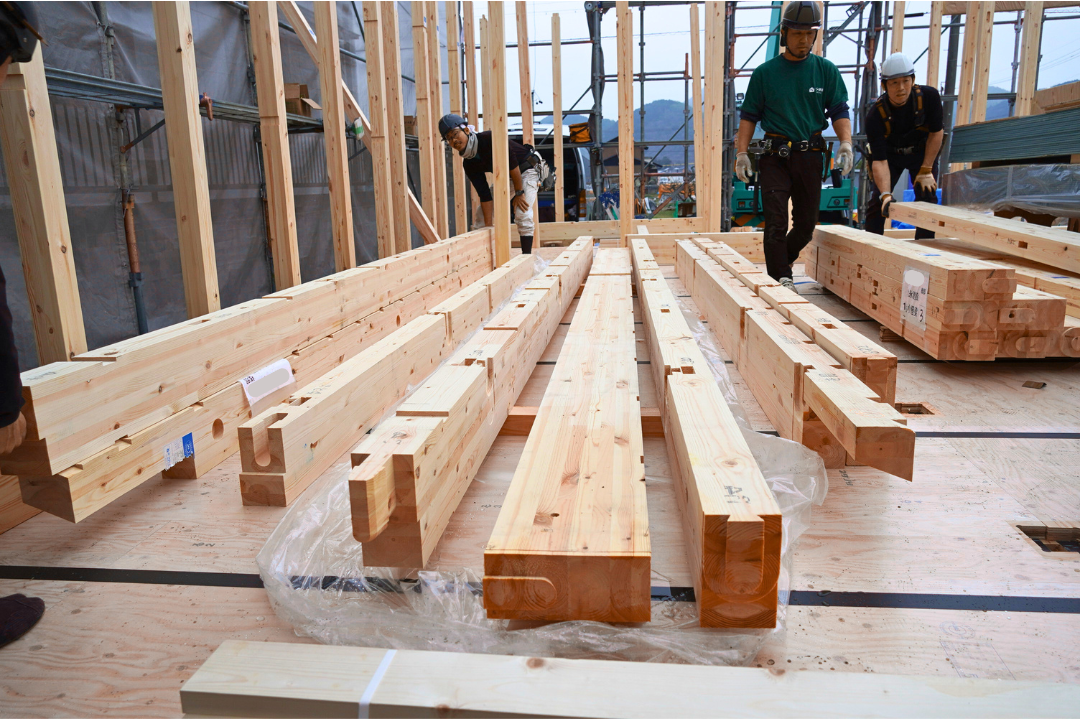 上棟しました!!